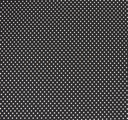 Crna tkanina s bijelim točkicama.