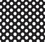 Crna tkanina s bijelim krugovima.